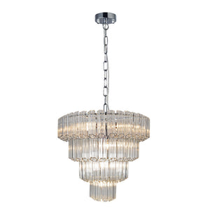 Magnalux Pierre 11  Light Polished Chrome Crystal Ceiling Pendant Part Number - PIE11CH