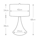 Elstead Lighting Table Lamp from the Pinner range. Pinner 1 Light Table Lamp – SKU PINNER-TL