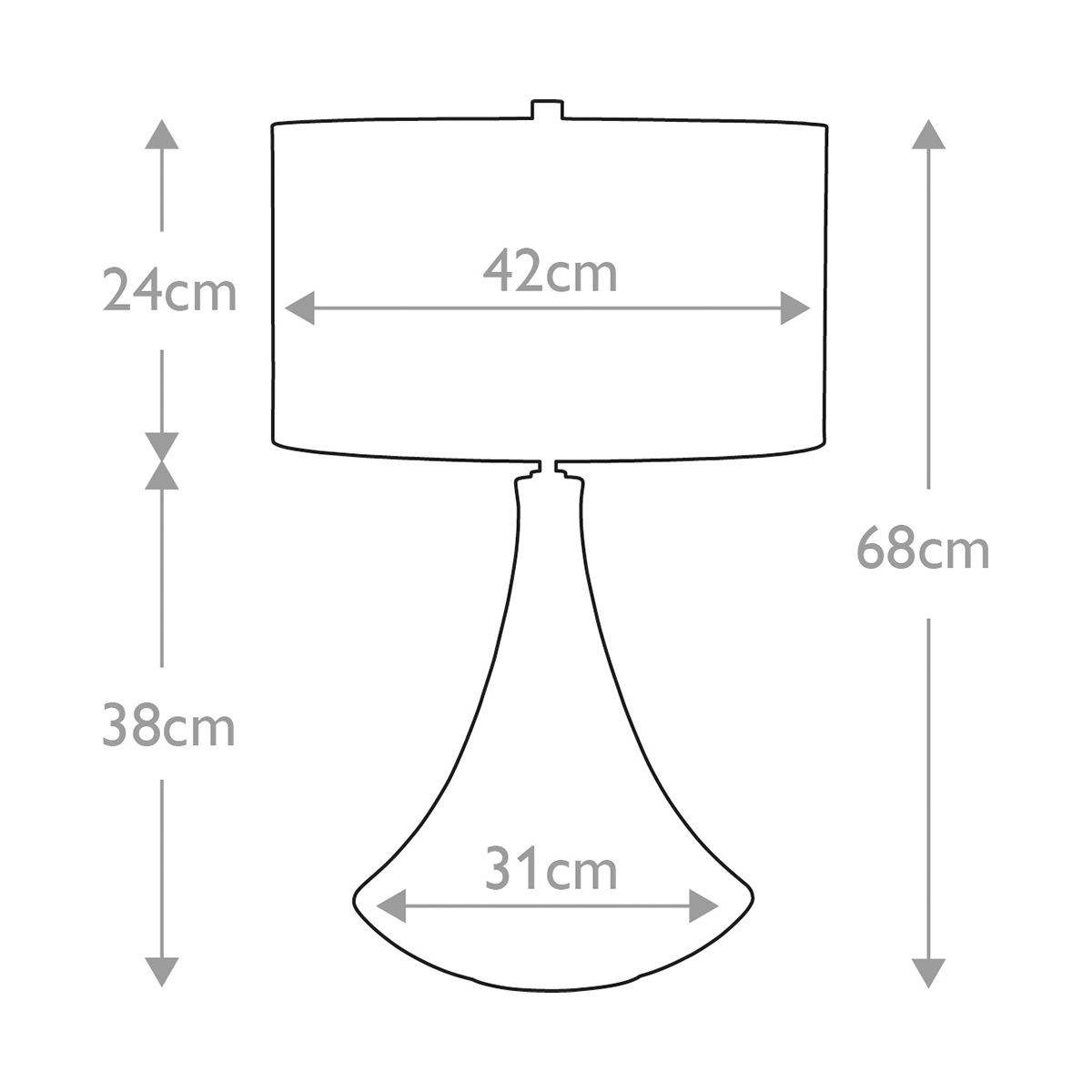 Elstead Lighting Table Lamp from the Pinner range. Pinner 1 Light Table Lamp – SKU PINNER-TL