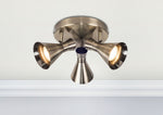 Magnalux Pixar 3 Light Spotlight Antique Brass Part Number - PIX03AB