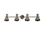 Magnalux Pixar 4 Light Spotlight Bar Antique Brass Part Number - PIX04AB