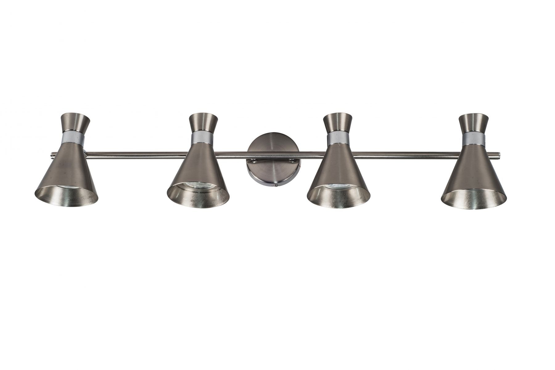 Magnalux Pixar 4 Light Spotlight Bar Satin Chrome Part Number - PIX04SC