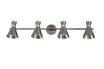 Magnalux Pixar 4 Light Spotlight Bar Satin Chrome Part Number - PIX04SC