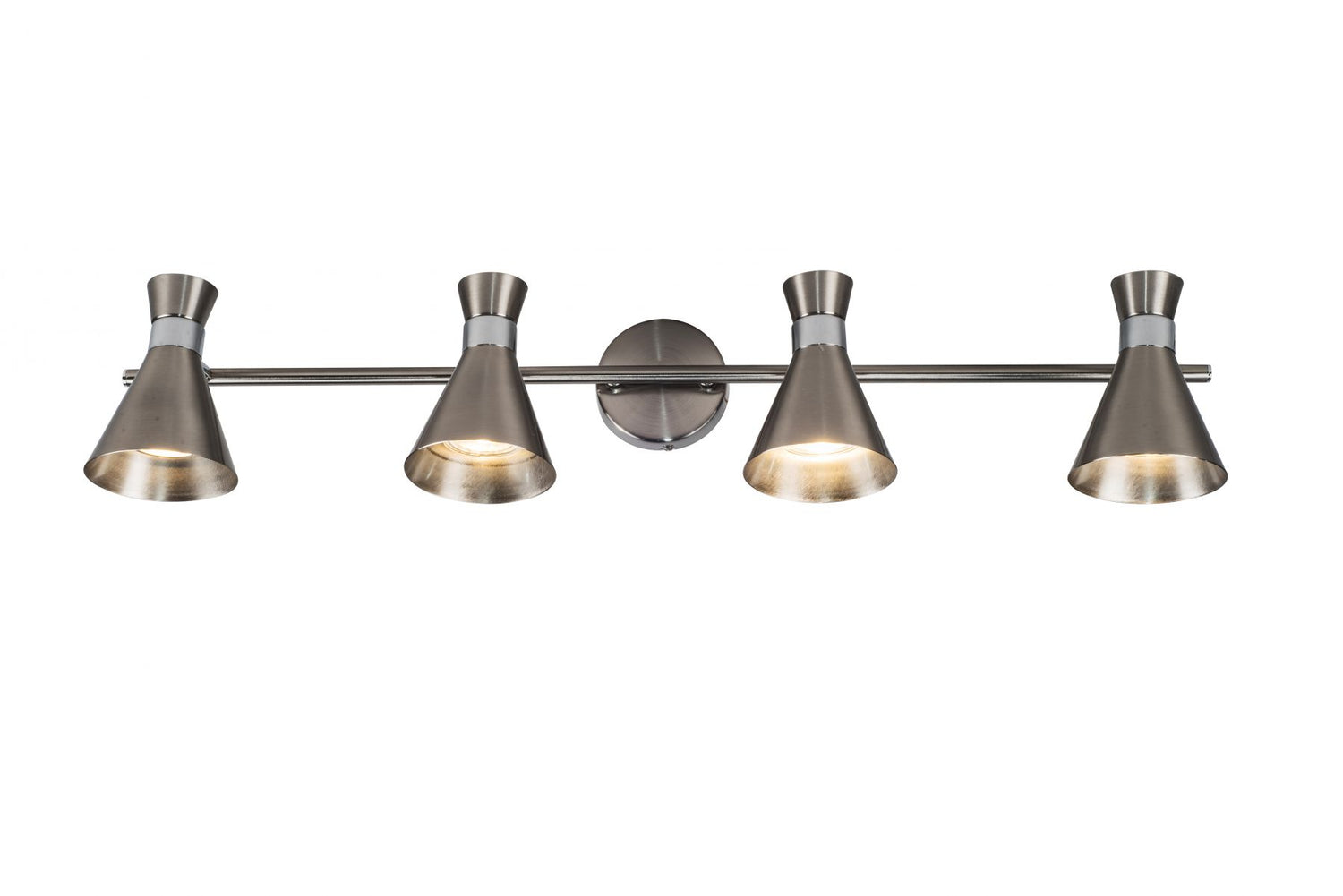 Magnalux Pixar 4 Light Spotlight Bar Satin Chrome Part Number - PIX04SC