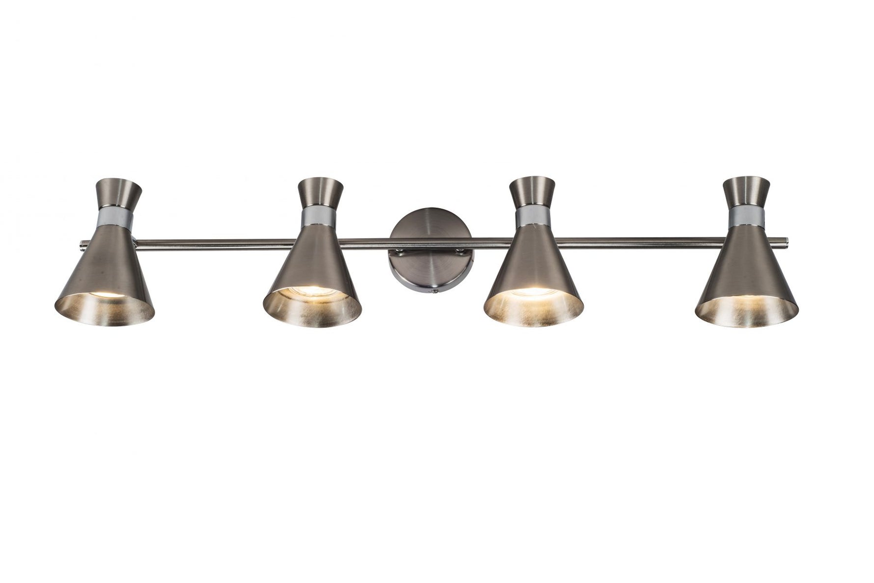 Magnalux Pixar 4 Light Spotlight Bar Satin Chrome Part Number - PIX04SC
