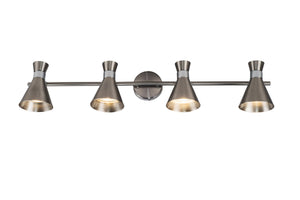 Magnalux Pixar 4 Light Spotlight Bar Satin Chrome Part Number - PIX04SC