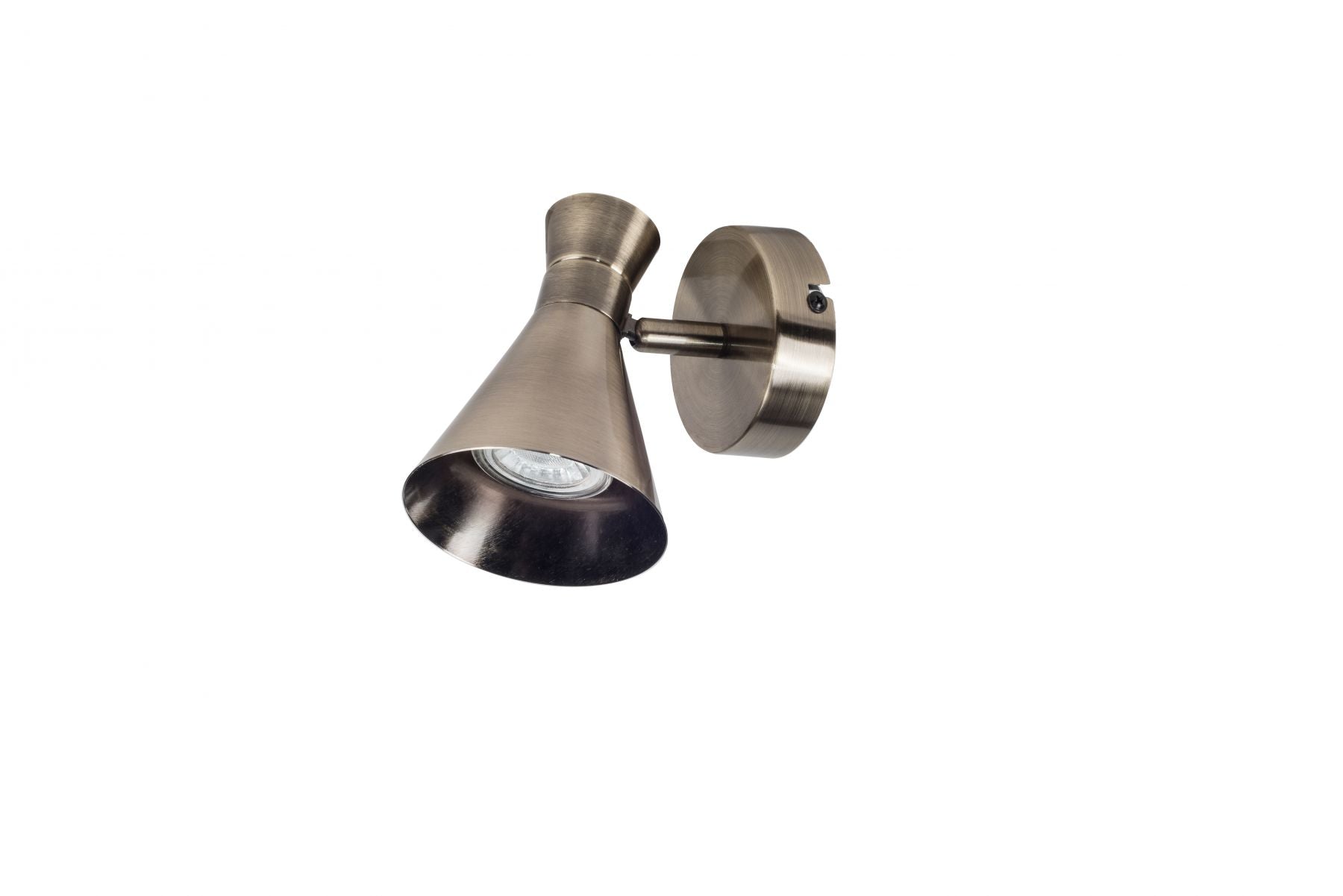 Magnalux Pixar Single Spotlight Antique Brass Part Number - PIX01AB
