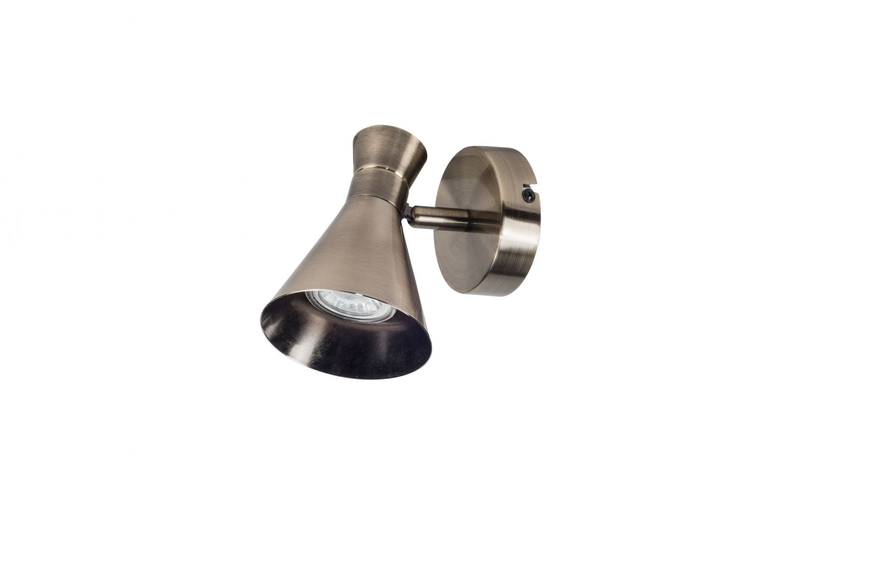 Magnalux Pixar Single Spotlight Antique Brass Part Number - PIX01AB