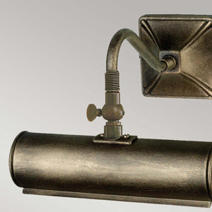 Elstead Lighting Picture Light from the Picture Light range. Picture Light 1 Light Small Product Code = PL1-10-BLK-GOLD