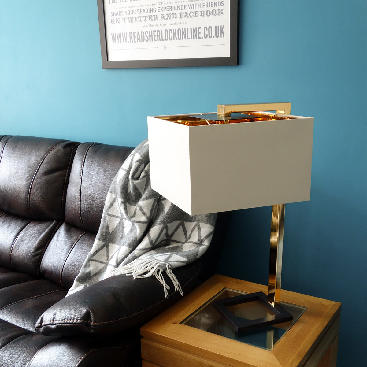 Elstead Lighting Table Lamp from the Plein range. Plein 1 Light Table Lamp Product Code = PLEIN-TL