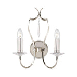 Elstead Lighting Wall Light from the Pimlico range. Pimlico 2 Light Wall Light - Polished Nickel  Product Code = PM2-PN
