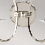 Elstead Lighting Wall Light from the Pimlico range. Pimlico 2 Light Wall Light - Polished Nickel  Product Code = PM2-PN