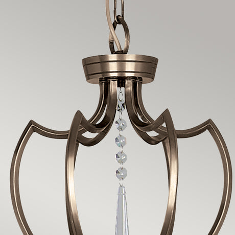 Elstead Lighting Chandelier from the Pimlico range. Pimlico 6 Light Chandelier - Dark Bronze  Product Code = PM6-DB