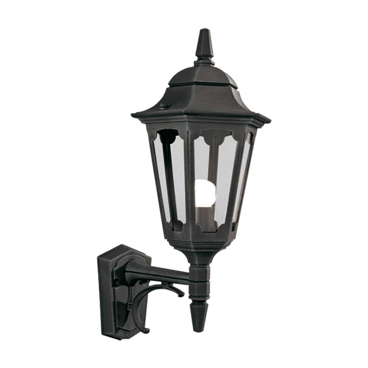 Elstead Lighting Outdoor Wall Light from the Parish range. Parish 1 Light Up Wall Lantern – SKU PR1-BLACK