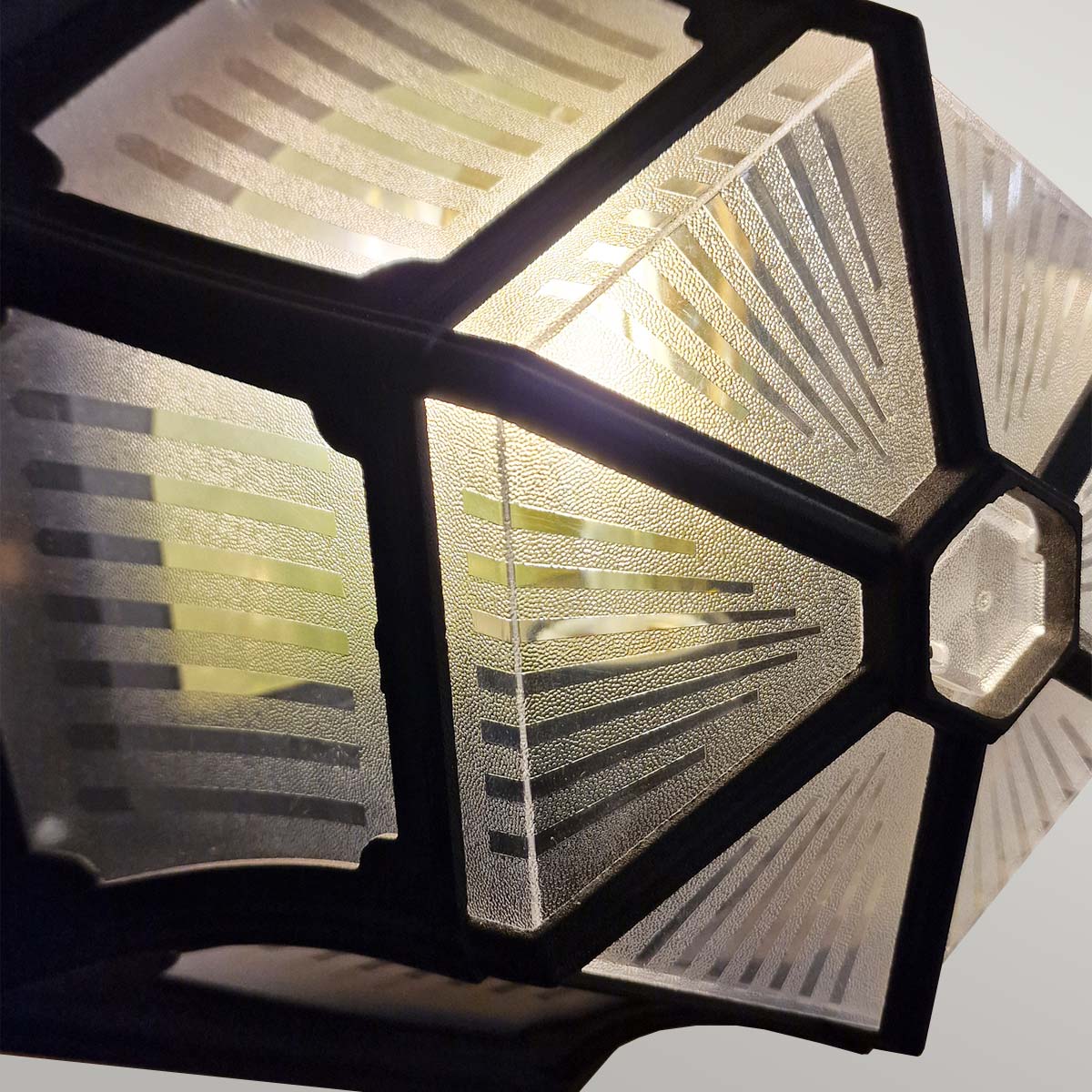 Elstead Lighting Parish 1 Light Ceiling Flush PR12-BLACK