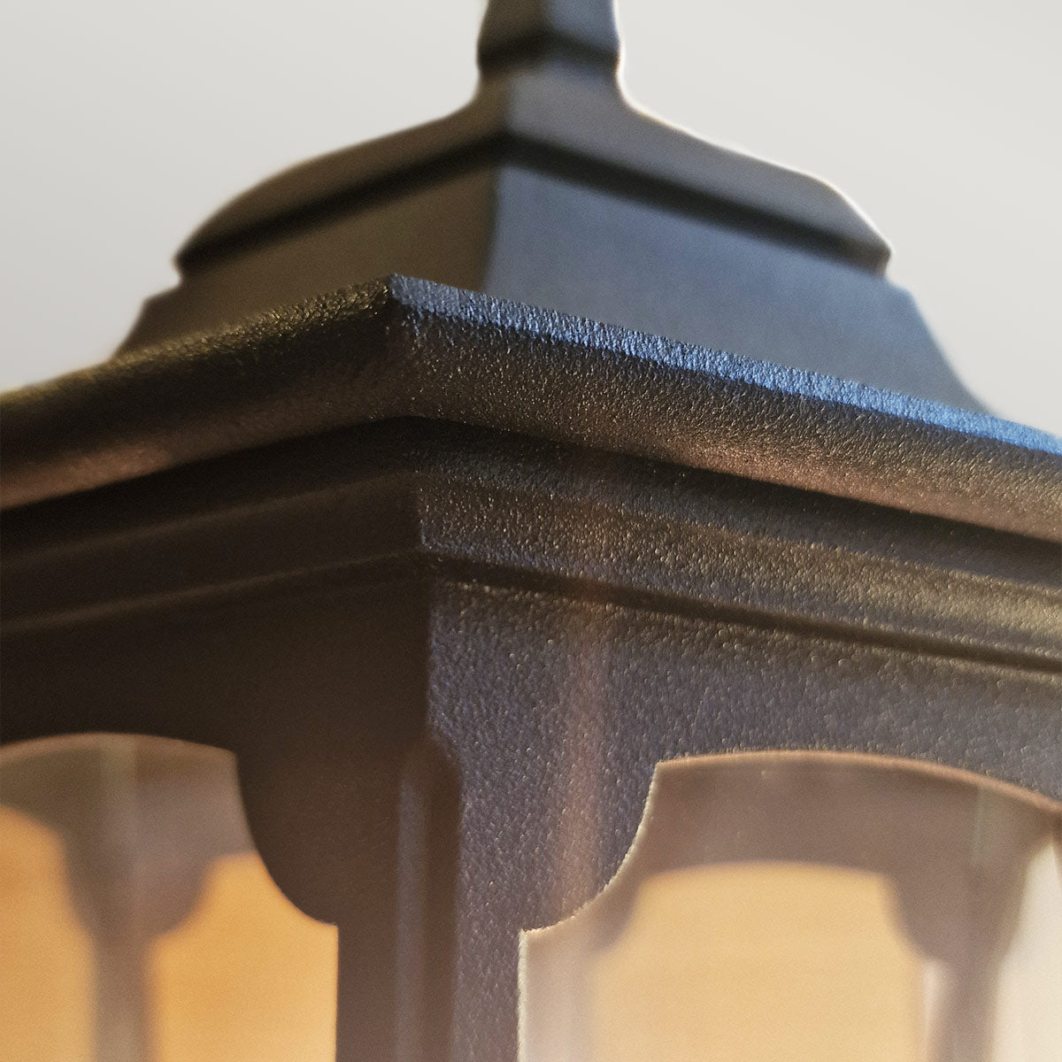 Elstead Lighting Parish 1 Light Pedestal Lantern PR4-BLACK