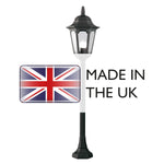 Elstead Lighting Parish 1 Light Pillar Lantern – SKU PR5-BLACK
