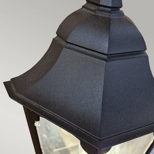 Elstead Lighting Parish 1 Light Half Lantern PR7-BLACK