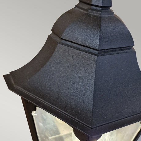 Elstead Lighting Parish 1 Light Half Lantern PR7-BLACK