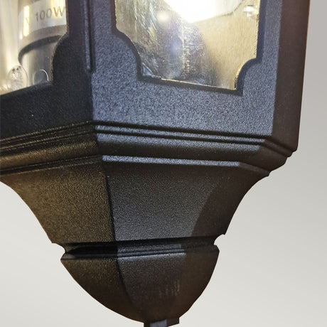 Elstead Lighting Parish 1 Light Half Lantern PR7-BLACK