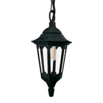 Elstead Lighting Outdoor Hanging from the Parish range. Parish 1 Light Chain Lantern  Product Code = PR9-BLACK