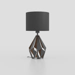 EGLO Lighting Indoor Table Light Fitting CARLTON 5 - 43077 1X60W Warranty = 2 years