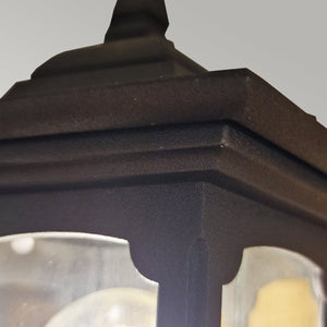 Elstead Lighting Outdoor Wall Light from the Parish Mini range. Parish Mini 1 Light Up Wall Lantern  Product Code = PRM1-BLACK
