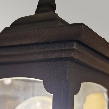 Elstead Lighting Outdoor Wall Light from the Parish Mini range. Parish Mini 1 Light Up Wall Lantern  Product Code = PRM1-BLACK