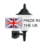 Elstead Lighting Outdoor Wall Light from the Parish Mini range. Parish Mini 1 Light Up Wall Lantern – SKU PRM1-BLACK