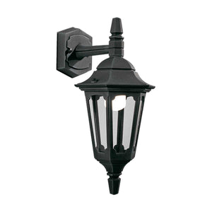 Elstead Lighting Outdoor Wall Light from the Parish Mini range. Parish Mini 1 Light Down Wall Lantern  Product Code = PRM2-BLACK