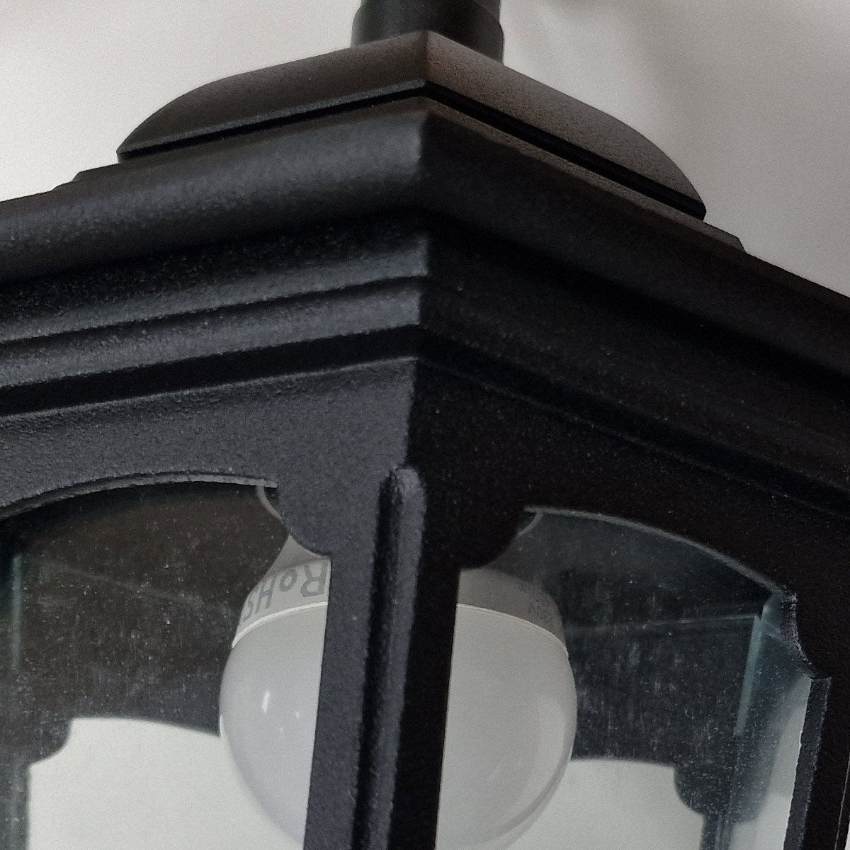 Elstead Lighting Outdoor Hanging from the Parish Mini range. Parish Mini 1 Light Chain Lantern Product Code = PRM9-BLACK