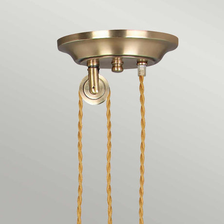 Elstead Lighting Pendant from the Provence range. Provence 1 Light Rise and Fall Pendant Product Code = PV-P-AGB
