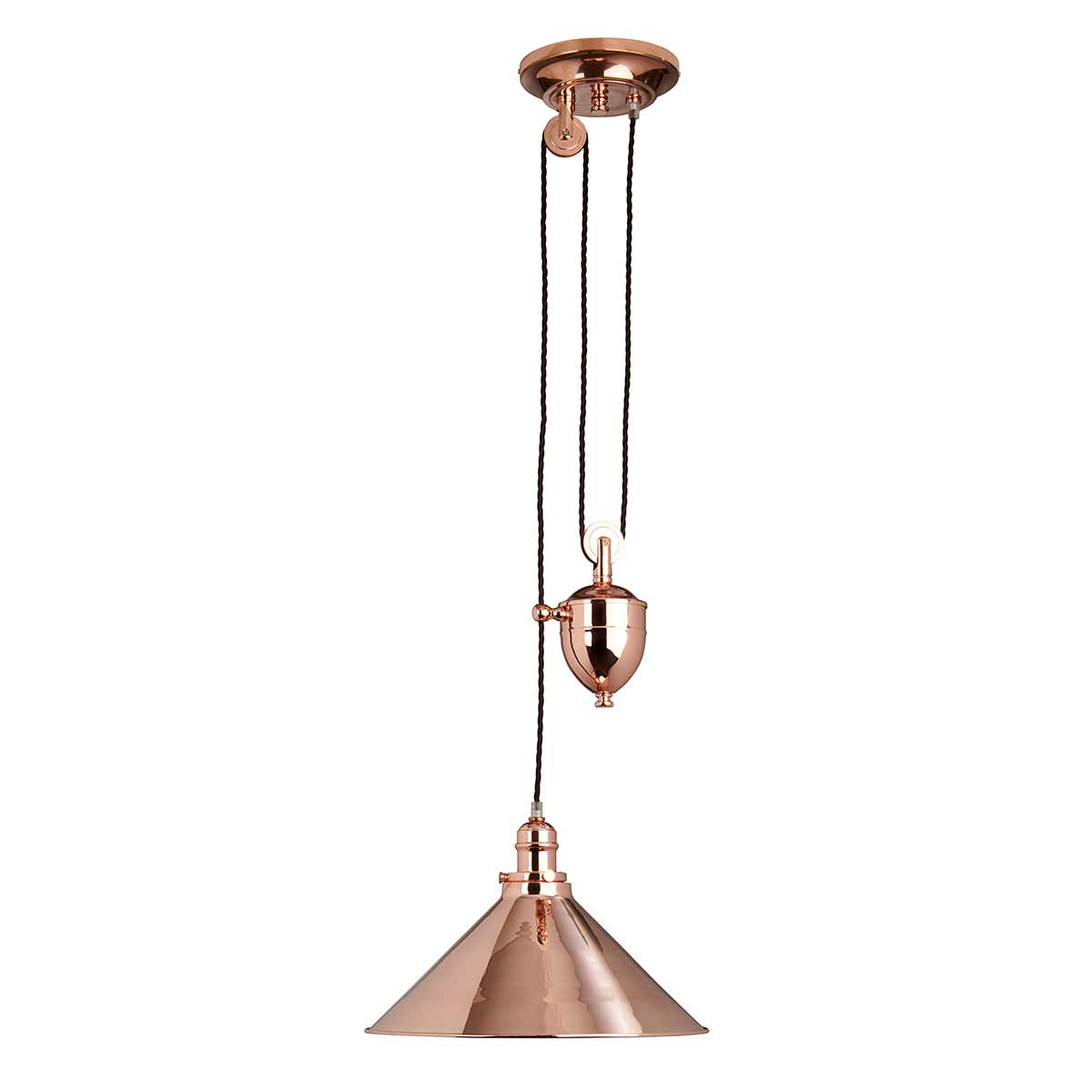 Elstead Lighting  Pendant from the Provence range. Provence 1 Light Rise and Fall Pendant  Product Code = PV-P-CPR