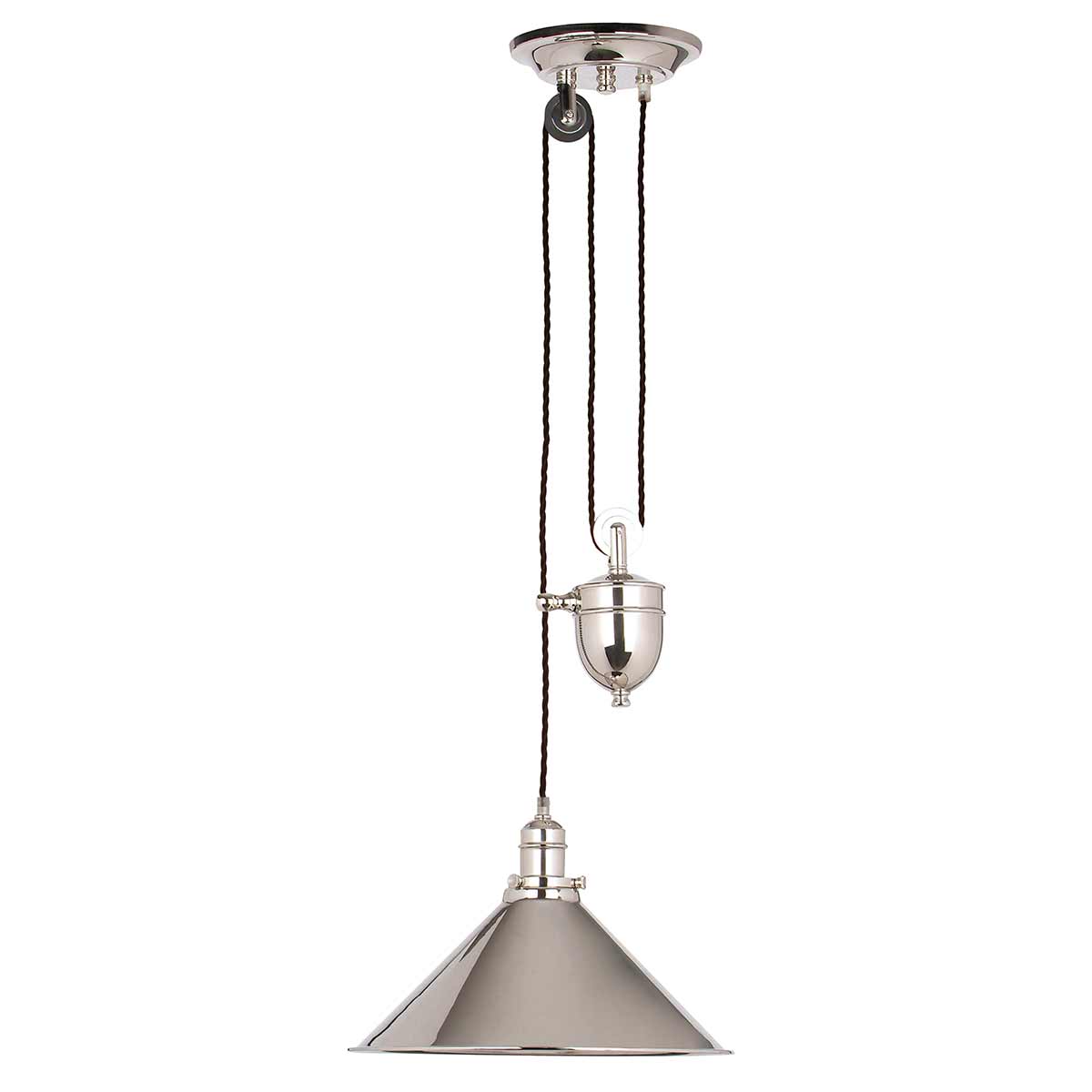 Elstead Lighting Pendant from the Provence range. Provence 1 Light Rise and Fall Pendant Product Code = PV-P-PN