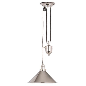 Elstead Lighting Pendant from the Provence range. Provence 1 Light Rise and Fall Pendant Product Code = PV-P-PN