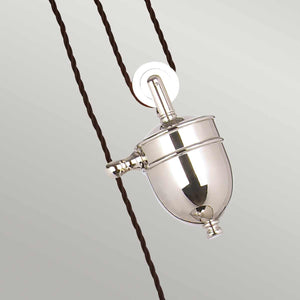 Elstead Lighting Pendant from the Provence range. Provence 1 Light Rise and Fall Pendant Product Code = PV-P-PN