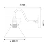 Elstead Lighting Wall Light from the Provence range. Provence 1 Light Wall Light – SKU PV1-AB