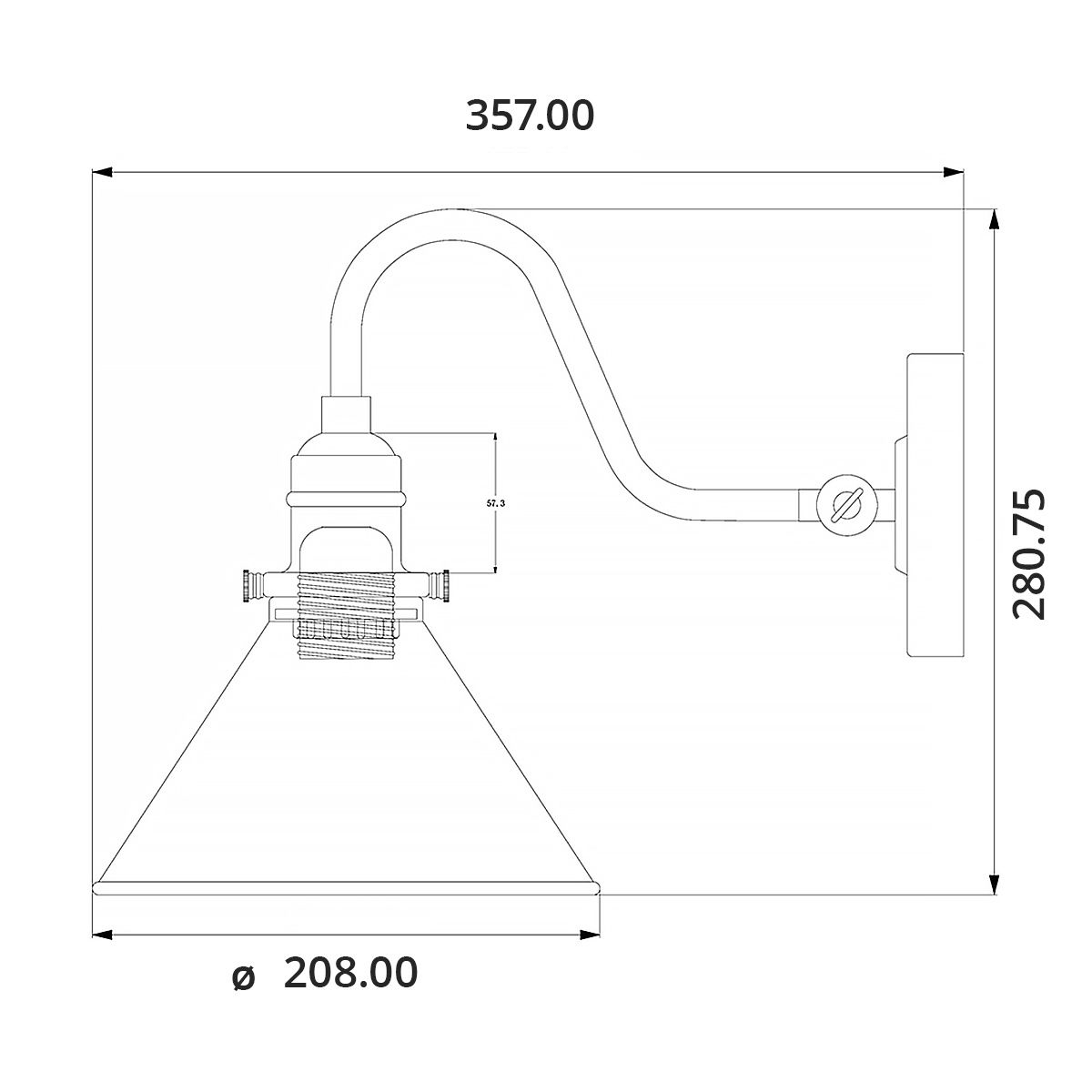 Elstead Lighting Wall Light from the Provence range. Provence 1 Light Wall Light – SKU PV1-OB