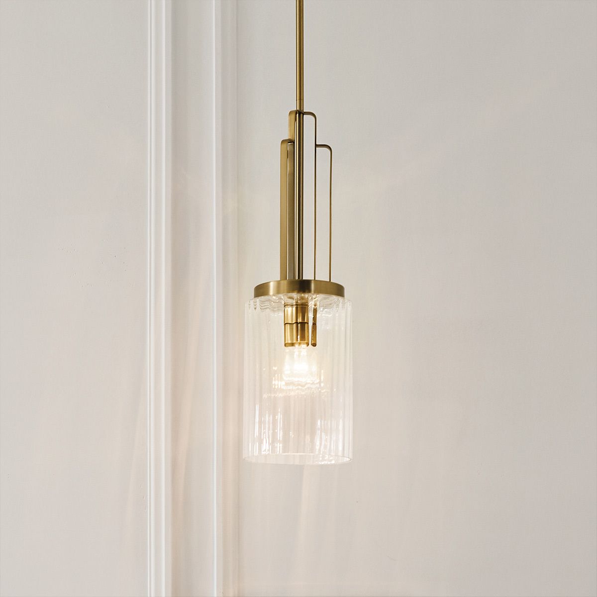 Elstead Lighting Quintiesse Collection Kimrose 1 Light Mini Pendant  from the Kimrose range. Part Number - QN-KIMROSE-MP-BNB