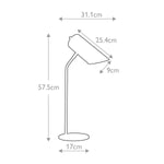Elstead Lighting Table Lamp from the Quinto range. Quinto 1 Light Table Lamp – SKU QUINTO-TL-WAB