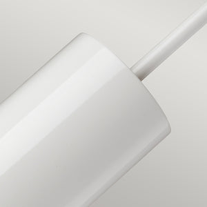 Elstead Lighting Pendant from the Quinto range. Quinto 1 Light Pendant - White Aged Brass Product Code = QUINTO1P-WAB