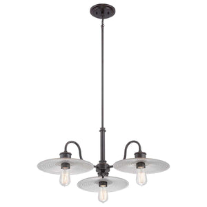 Quoizel Chandelier from the Admiral range. Admiral 3 Light Chandelier Product Code = QZ-ADMIRAL-3P-IB