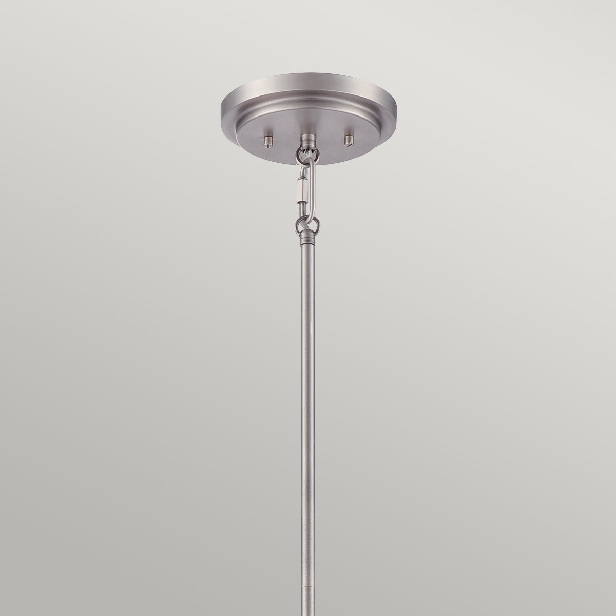 Quoizel Pendant from the Admiral range. Admiral 1 Light Mini Pendant - Nickel Product Code = QZ-ADMIRAL-P-AN