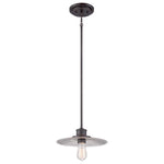 Quoizel Pendant from the Admiral range. Admiral 1 Light Mini Pendant - Bronze Product Code = QZ-ADMIRAL-P-IB