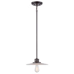 Quoizel Pendant from the Admiral range. Admiral 1 Light Mini Pendant - Bronze Product Code = QZ-ADMIRAL-P-IB