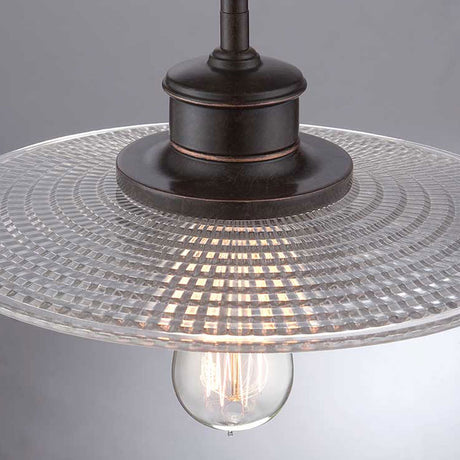 Quoizel Pendant from the Admiral range. Admiral 1 Light Mini Pendant - Bronze Product Code = QZ-ADMIRAL-P-IB
