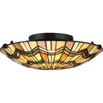 Quoizel Ceiling Flush from the Alcott range. Alcott 2 Light Flush Product Code = QZ-ALCOTT-F