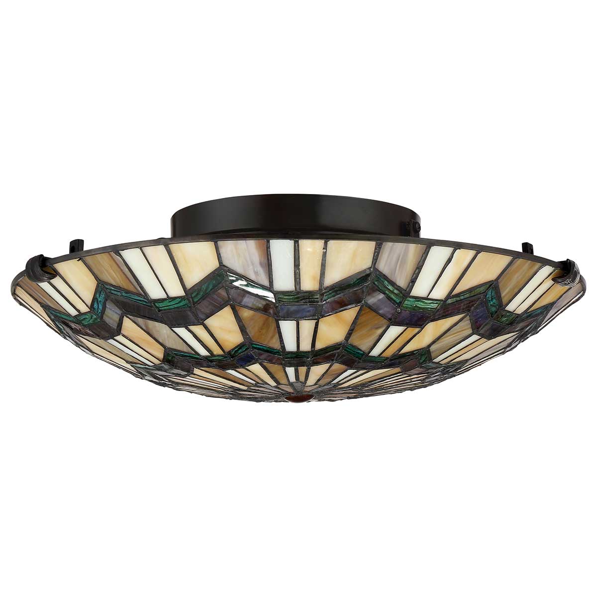 Quoizel Ceiling Flush from the Alcott range. Alcott 2 Light Flush Product Code = QZ-ALCOTT-F