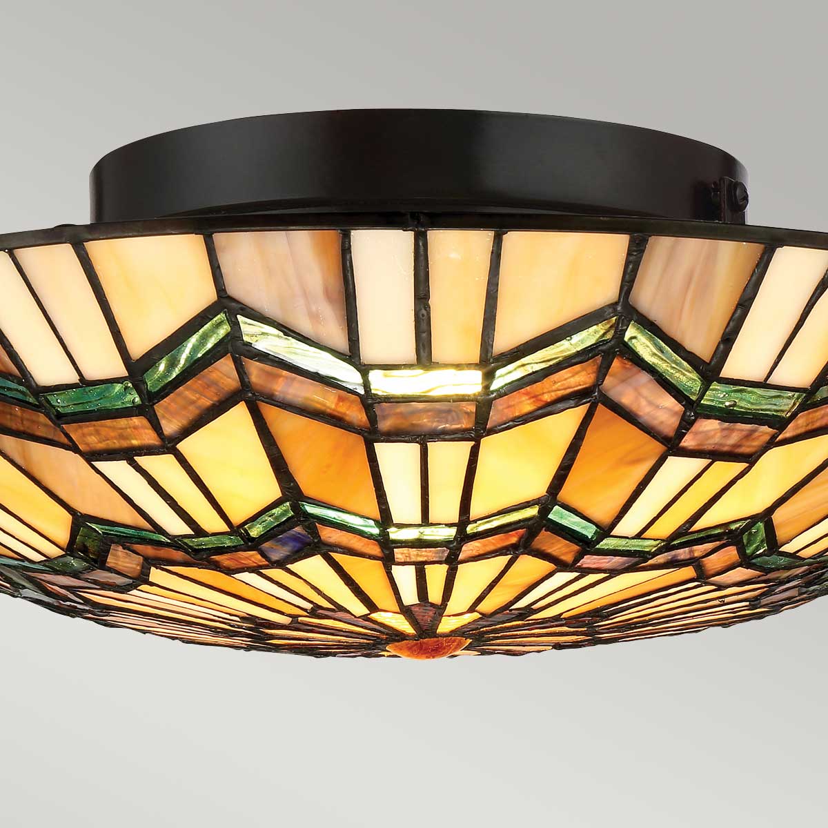Quoizel Ceiling Flush from the Alcott range. Alcott 2 Light Flush Product Code = QZ-ALCOTT-F