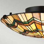 Quoizel Ceiling Flush from the Alcott range. Alcott 2 Light Flush Product Code = QZ-ALCOTT-F